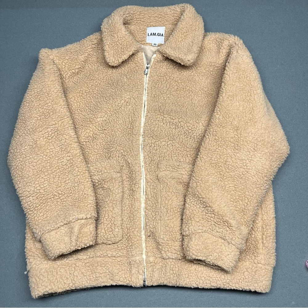 I.AM.GIA Tan Sherpa Jacket